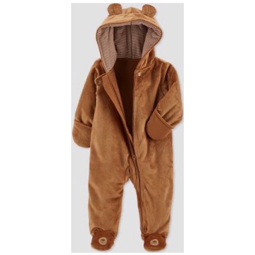 CARTERS BABY WINTER COVERALL SIZE 9 MONTHS - Picture 3 of 4